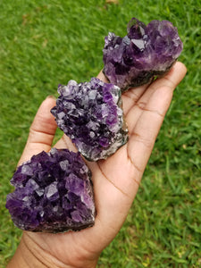 Uruguayan Dark "Grape Jelly" Amethyst Clusters