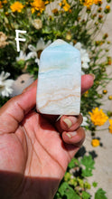 Load image into Gallery viewer, Heavenly Caribbean Blue Calcite Towers (LOT 2)
