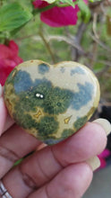 Load and play video in Gallery viewer, Mini Ocean Jasper Hearts (Lot 3)
