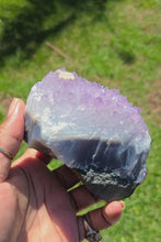 Load and play video in Gallery viewer, Brazilian Amethyst Cut Bases (Raw) - Lot 1
