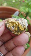 Load and play video in Gallery viewer, Mini Ocean Jasper Hearts (Lot 5)
