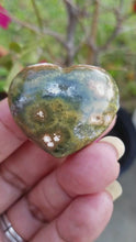 Load and play video in Gallery viewer, Mini Ocean Jasper Hearts (Lot 4)
