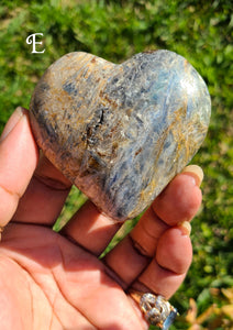 Blue Kyanite Hearts