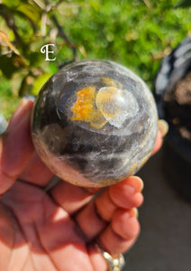 Black & Yellow Onyx Spheres