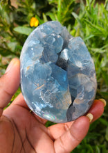 Load image into Gallery viewer, Blue Celestite Geode Egg (2.265lb)
