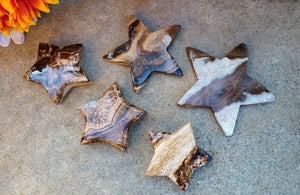 Chocolate Calcite Stars (Lot 1)