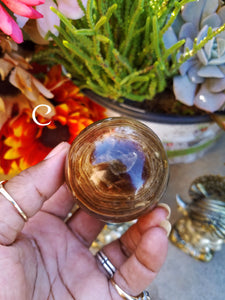 Chocolate Calcite Spheres