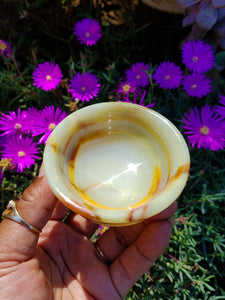 Multicolored Green Onyx Bowls.