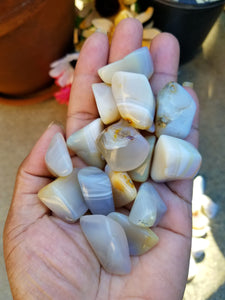 Gray Banded Agate Tumbles