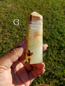 Enchanting Green Onyx Obelisks