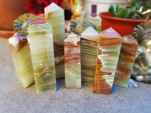 Enchanting Green Onyx Obelisks