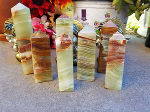 Enchanting Green Onyx Obelisks