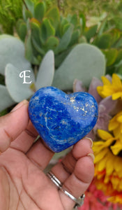 Deep Cobalt Blue Lapis Lazuli Hearts (Lot 1)