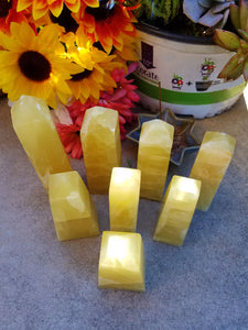 Juicy Pineapple Calcite Towers