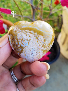 Mini Ocean Jasper Hearts (Lot 1)