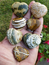 Load image into Gallery viewer, Mini Ocean Jasper Hearts (Lot 3)
