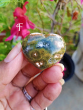 Load image into Gallery viewer, Mini Ocean Jasper Hearts (Lot 4)
