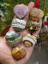 Load image into Gallery viewer, Mini Ocean Jasper Hearts (Lot 6)
