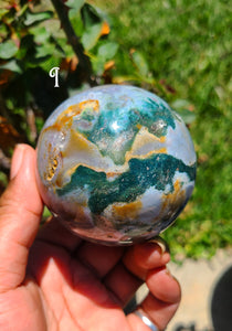 Amazing Ocean Jasper Spheres