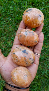 Orchid Calcite Palm Stones