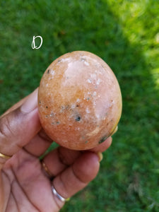 Orchid Calcite Palm Stones