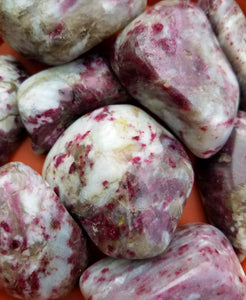 Large Pink-Red Tourmaline Tumbles