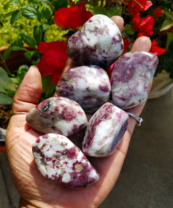 Large Pink-Red Tourmaline Tumbles