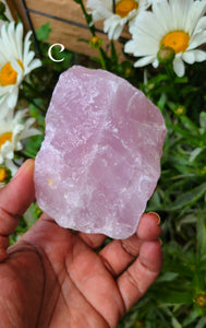 Raw Rose Quartz Chunks