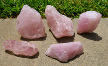 Load image into Gallery viewer, Raw Rose Quartz Chunks
