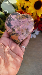 Beautiful Rhodonite Hearts