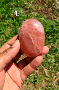 Deep Rose Calcite Palms (Lot 1)