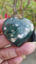 Load and play video in Gallery viewer, Mini Ocean Jasper Hearts (Lot 4)
