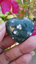 Load and play video in Gallery viewer, Mini Ocean Jasper Hearts (Lot 2)
