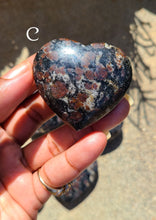 Load image into Gallery viewer, Garnet in Matrix Hearts (Lot 1)
