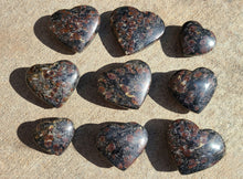 Load image into Gallery viewer, Garnet in Matrix Hearts (Lot 1)
