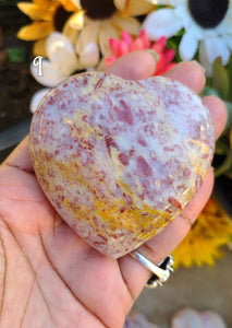 Awesome Strawberry Pegmatite Hearts (Lot 1)