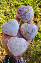 Load image into Gallery viewer, Awesome Strawberry Pegmatite Hearts (Lot 1)
