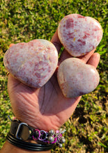 Load image into Gallery viewer, Awesome Strawberry Pegmatite Hearts (Lot 1)
