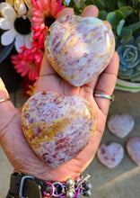 Load image into Gallery viewer, Awesome Strawberry Pegmatite Hearts (Lot 1)
